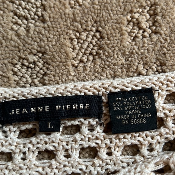 Crochet Open Stitch Knit Sweater - Picture 9 of 9